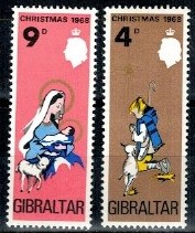 BOŻE NARODZENIE GIBRALTAR MI.202-204**