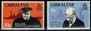W.CHURCHILL GIBRALTAR MI.319-320**