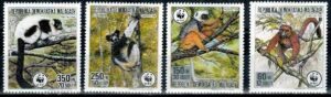 LEMURY MADAGASKAR MI.1110-1113A**