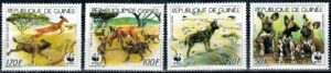 ZWIERZĘTA  GWINEA MI.1194-1197A**
