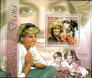 KSIĘŻNA DIANA MOZAMBIK MI.BL.474**