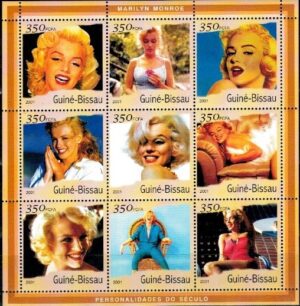 MARILYN MONROE GWINEA BISSAU MI.ARK.1929-1934**