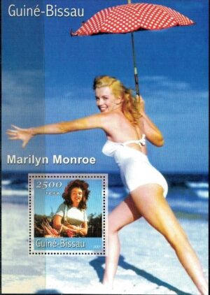 MARILYN MONROE GWINEA BISSAU MI.BL.371**