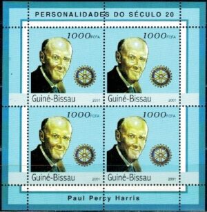 ZAŁOŻYCIEL ROTARY INTERNATIONAL GWINEA BISSAU MI.ARK.1966**