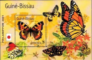 MOTYLE GWINEA BISSAU MI.BL.330**