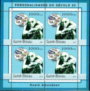 NORWESKI ODKRYWCA POLARNY ROALD AMUNDSEN GWINEA BISSAU MI.ARK.1962**