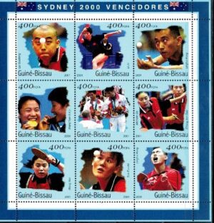 TENIS STOŁOWY GWINEA BISSAU MI.ARK.1315-1323**