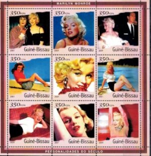MARILYN MONROE GWINEA BISSAU MI.ARK.1920-1928**