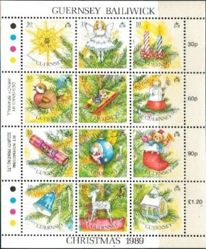 BOŻE NARODZENIE GUERNSEY MI.ARK.470-481**