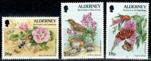 FLORA I FAUNA ALDERNEY MI.100-102**