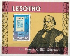 DZIEŃ ZNACZKA LESOTHO MI.BL.3**