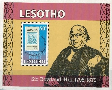 DZIEŃ ZNACZKA LESOTHO MI.BL.3**