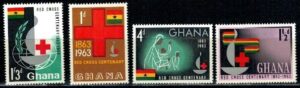 CZERWONY KRZYŻ GHANA MI.145-148**