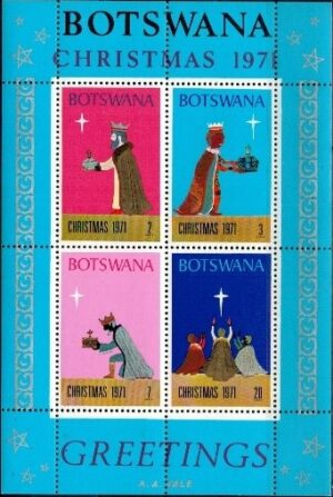 BOŻE NARODZENIE BOTSWANA MI.BL.5**