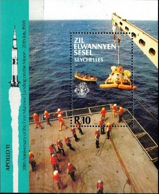 APOLLO 11 SESZELE MI.BL.6**