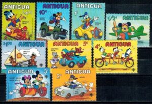 KACZOR DONALD I MYSZKA MIKI ANTIGUA MI.563-571**