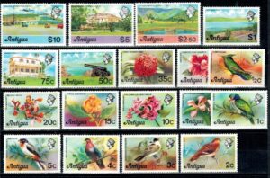 PTAKI I KWIATY ANTIGUA MI.399-416I**