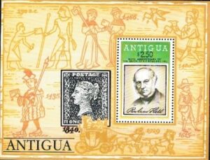 DZIEŃ ZNACZKA ANTIGUA MI.BL.40**