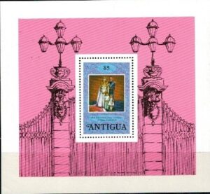 RODZINA KRÓLEWSKA ANTIGUA MI.BL.36**