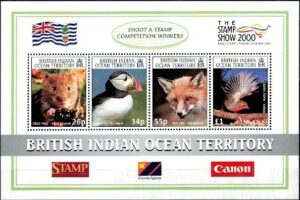 ZWIERZĘTA BRYTYJSKIE TERYTORIUM OCEANU INDYJSKIEGO MI.BL.13**