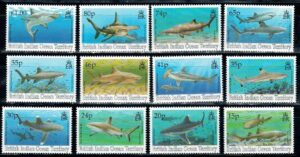 REKINY BRYTYJSKIE TERYTORIUM OCEANU INDYJSKIEGO MI.158-169**