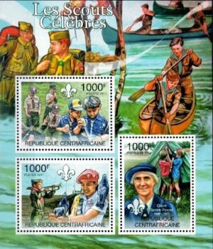 SKAUTING ŚRODKOWA AFRYKA MI.ARK.3140-3142**