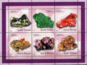 MINERAŁY GWINEA BISSAU MI.ARK.1528-1533**