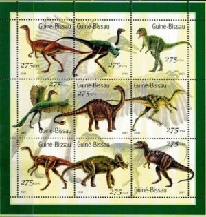 DINOZAURY GWINEA BISSAU MI.ARK.1554-1562**