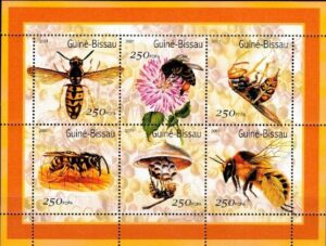 PSZCZOŁY GWINEA BISSAU MI.ARK.1510-1515**