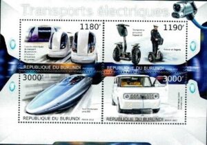 TRANSPORT ELEKTRYCZNY BURUNDI MI.ARK.2923-2926**