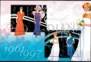 KSIĘŻNA DIANA ST.KITTS MI.ARK.1042-1045**