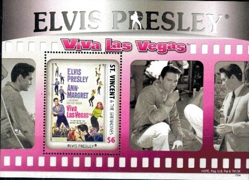 ELVIS PRESLEY ST.VINCENT MI.BL.693**