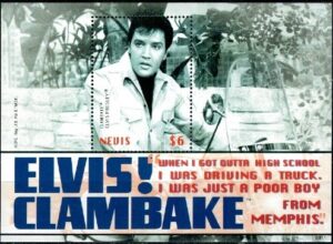 ELVIS PRESLEY NEVIS MI.BL.281**