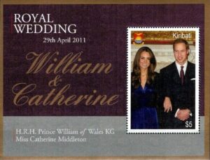 PARA KRÓLEWSKA KIRIBATI MI.BL.70**