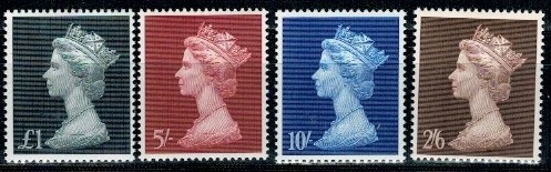 KRÓLOWA ELŻBIETA II ANGLIA MI.507-510**