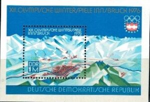 OLIMPIADA ZIMOWA DDR MI.BL.43**