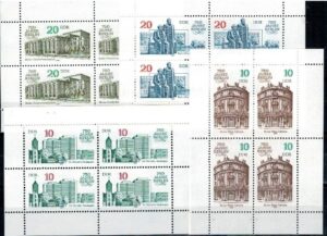 ARCHITEKTURA DDR MI.ARK.3071-3074**