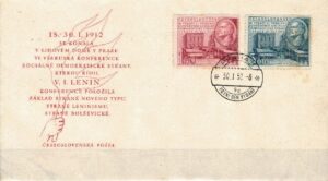 FDC V.I.LENIN CZECHOSŁOWACJA MI.703-704