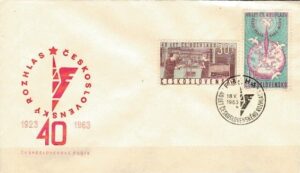 FDC TELEKOMUNIKACJA CZECHOSŁOWACJA MI.1403-1404