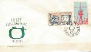 FDC TELEWIZJA CZECHOSŁOWACJA MI.1394-1395