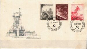 FDC PRZEMYSŁ CZECHOSŁOWACJA MI.709-711