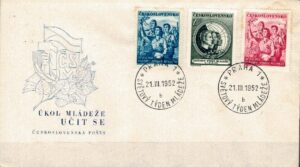 FDC ŚWIATOWY DZIEŃ MŁODZIEŻY CZECHOSŁOWACJA MI.712-714