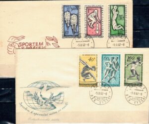 FDC SPORT CZECHOSŁOWACJA MI.1315-1320