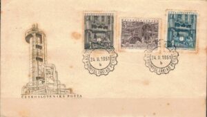 FDC PRZEMYSŁ CZECHOSŁOWACJA MI.647-649