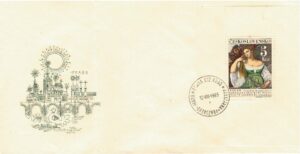 FDC MALARSTWO CZECHOSŁOWACJA MI.BL.22