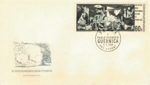 FDC PABLO PICASSO  CZECHOSŁOWACJA MI.1637