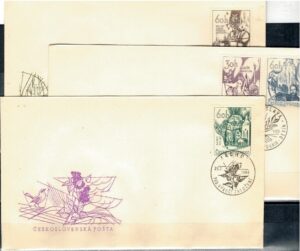 FDC ROCZNICA CZECHOSŁOWACJA MI.1638-1641