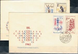 FDC SPORT CZECHOSŁOWACJA MI.1538-1541