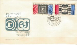 FDC ROCZNICA CZECHOSŁOWACJA MI.1779-1780