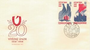 FDC ROCZNICA CZECHOSŁOWACJA MI.1770-1771